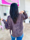 Indigo Haze Sweater Shacket