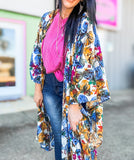 Watercolor Wishes • Bow Print Kimono