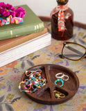 Wooden Peace Sign Trinket Tray