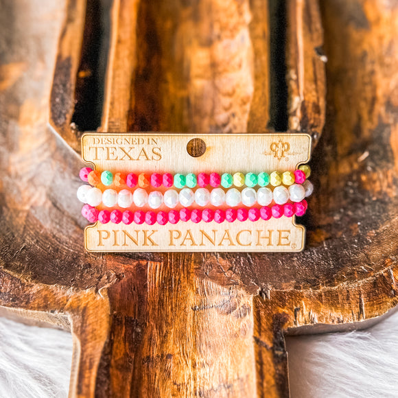 Pink Panache Bracelet Stack•#8