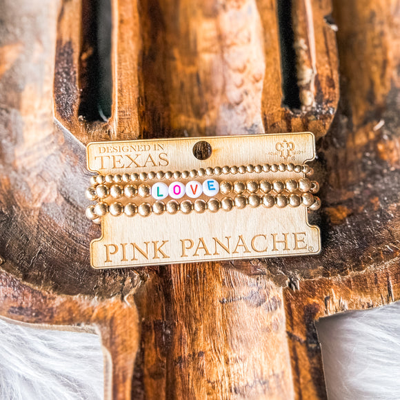 Pink Panache Bracelet Stack•#21