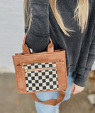 Checkmate Tote• Brown