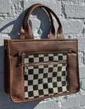 Checkmate Tote• Brown