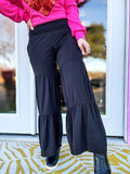 Ruffled Raven Tiered Pants