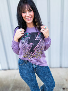 Thunderstruck Wild Leopard Graphic Top