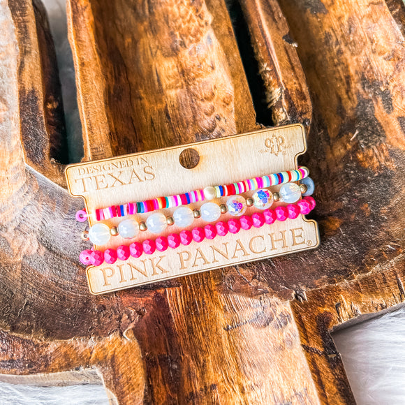 Pink Panache Bracelet Stack • #2
