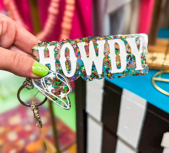 Howdy Key Chain