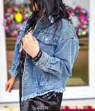 Rocker Threads Studded Jean Jacket