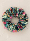 Hideaway Scrunchie - Green Painterly Vines